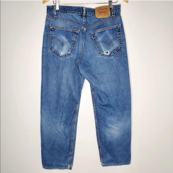Vintage Levi’s 550 Distressed Relaxed fit Jeans - Picture 2 of 7